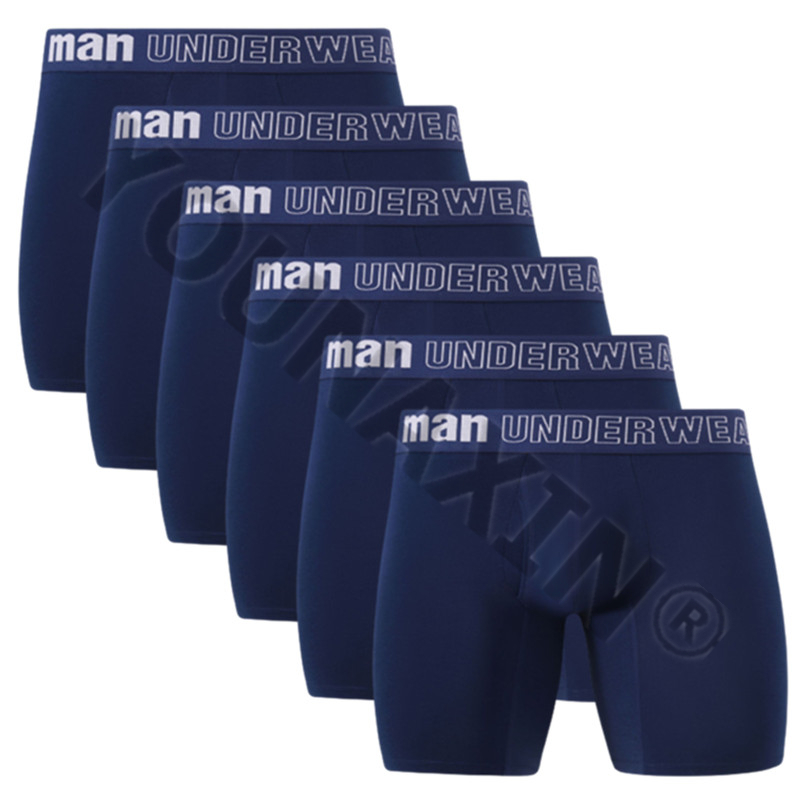 Bamboo Fiber Trunk - Herren 6er-Pack Sport-Boxershorts in großen Größen