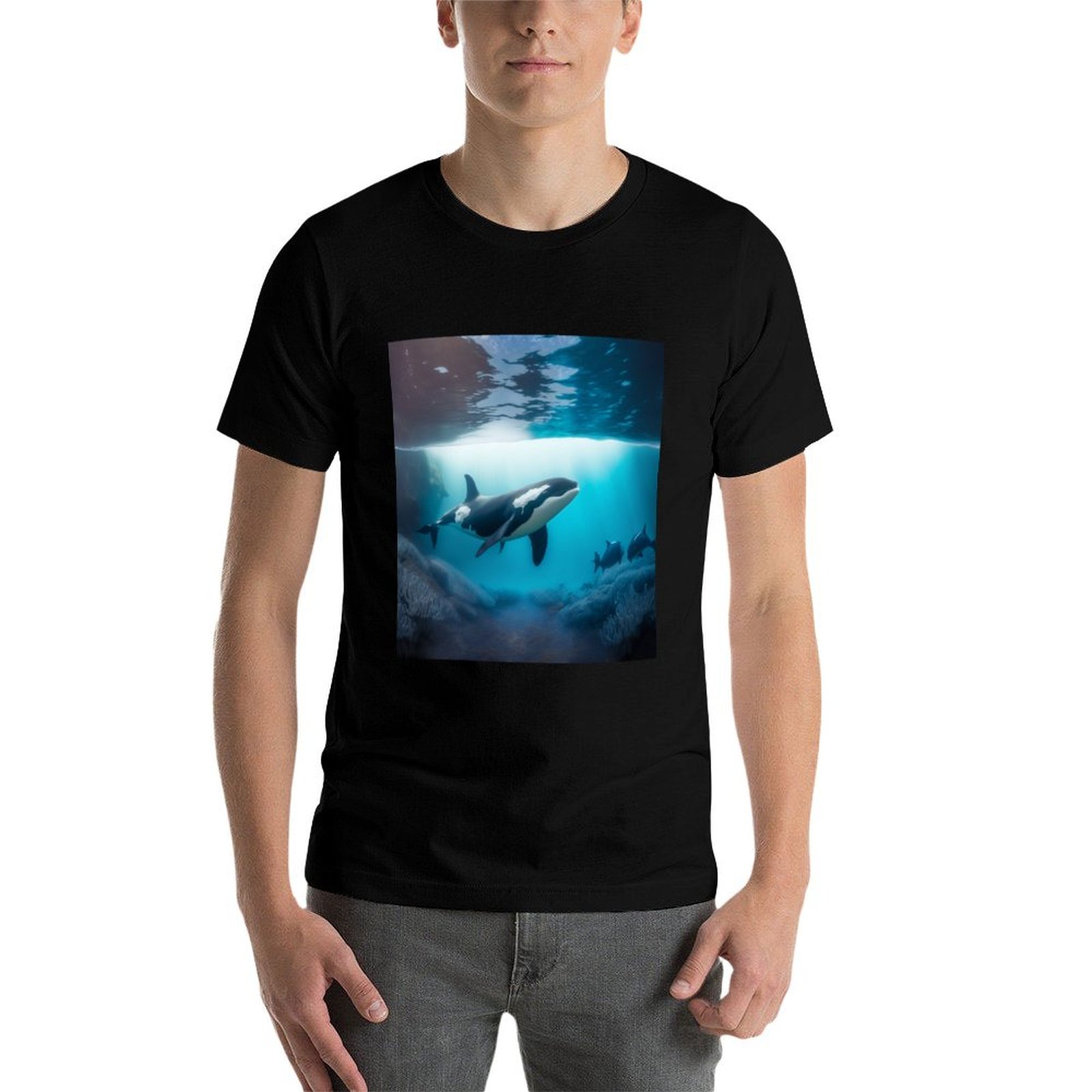 Under Sea Orca T-Shirt Minimal – Undershirt Crew Neck Bewertung und Preis