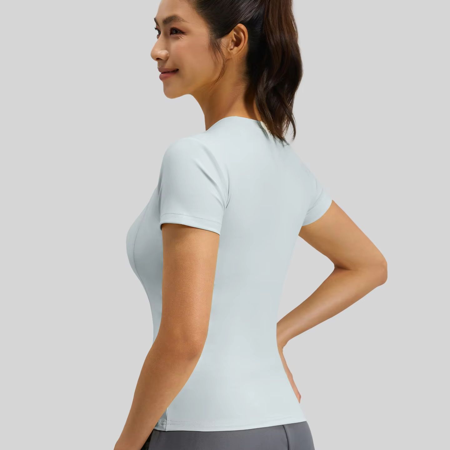 Damen Slim Fit Yoga T-Shirt Sc – T Shirt Tight Fit Bewertung und Preis
